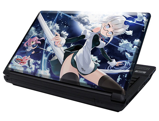 画像ギャラリー No.001のサムネイル画像 / ユニットコム，「少女兵器web」「グリザイアの果実」の天板イラストと専用テーマを採用したノートPC計5製品を受注開始