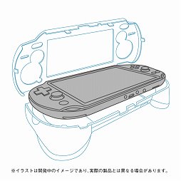 画像ギャラリー No.003のサムネイル画像 / 「PCH-1000型専用 L2／R2ボタン搭載グリップカバー」が12月末に発売。価格はPCH-2000用と同じ4298円