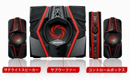 画像ギャラリー No.008のサムネイル画像 / アスク，AVerMedia製のゲーマー向け2.1chスピーカー「Ballista」を発売