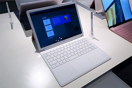 画像ギャラリー No.002のサムネイル画像 / Huawei，重さ約640gの2-in-1 PC「MateBook E」を7月7日に発売。12インチサイズでアスペクト比3：2の液晶パネルを採用