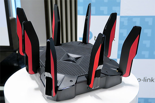 画像ギャラリー No.002のサムネイル画像 / TP-Link，ゲーマー向け無線LANルーター「Archer C5400X」を4月上旬に国内発売。Broadcom製プロセッサによる処理性能の高さをアピール