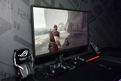 画像ギャラリー No.005のサムネイル画像 / ［COMPUTEX］ASUSの据え置き型ゲーム機向けディスプレイが4K＆HDR対応で登場