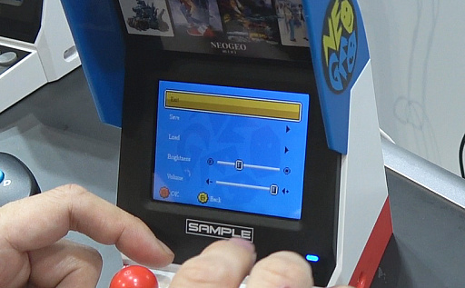 画像ギャラリー No.013のサムネイル画像 / ［E3 2018］NEOGEO miniを触りまくってきた。ムービーを交えて気になるところ紹介