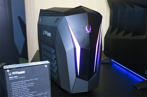 画像ギャラリー No.002のサムネイル画像 / ZOTAC，RTX 2070搭載のゲーマー向け小型デスクトップPC「MEK Mini」をCES 2019で披露