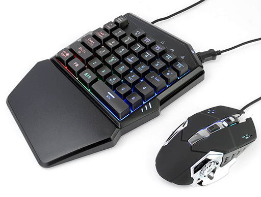 画像ギャラリー No.002のサムネイル画像 / PCやPS4，Switchで使える片手用キーパッド＆マウス「ツナイデントCombo」がゲームテックから発売に
