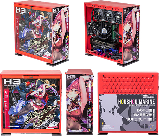 画像ギャラリー No.001のサムネイル画像 / ELSA，VTuber「宝鐘マリン」コラボモデルのデスクトップPCを抽選販売