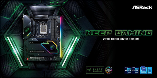 画像ギャラリー No.001のサムネイル画像 / ASRock，最上位マザー「Z690 Taichi」のRazer Editionを4月上旬発売