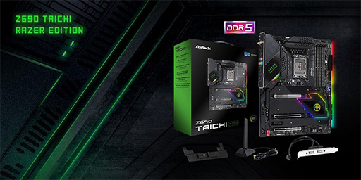 画像ギャラリー No.005のサムネイル画像 / ASRock，最上位マザー「Z690 Taichi」のRazer Editionを4月上旬発売