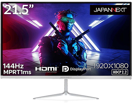 画像ギャラリー No.001のサムネイル画像 / JAPANNEXT，144Hz駆動で税込2万1800円の21.5型フルHD液晶ディスプレイを発売