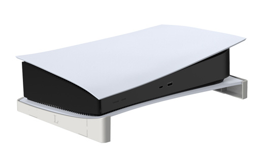 画像ギャラリー No.001のサムネイル画像 / コロンバスサークル，PS5用横置きスタンドに白色モデルを追加