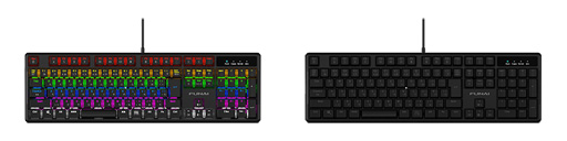 画像ギャラリー No.002のサムネイル画像 / FUNAI，ゲーマー向けキーボードとマウス，マウスパッドの3点セットを発売