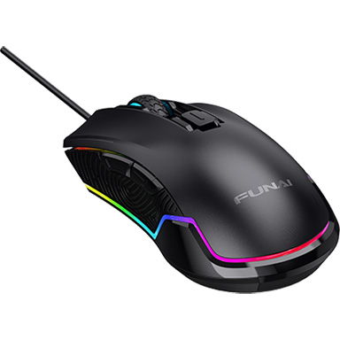 画像ギャラリー No.004のサムネイル画像 / FUNAI，ゲーマー向けキーボードとマウス，マウスパッドの3点セットを発売