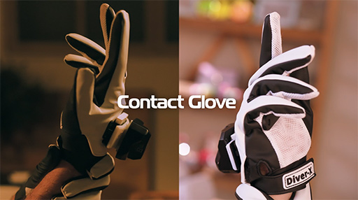 画像ギャラリー No.002のサムネイル画像 / VRコントローラを置き換えられる手袋型デバイス「Contact Glove」を体験。指先に本物の圧力を感じる触覚フィードバックも