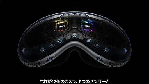 画像ギャラリー No.003のサムネイル画像 / AppleのXR HMD「Vision Pro」発表！　周囲を認識する「空間コンピューティング」を実現しつつ，Apple Arcadeのゲームもプレイできる