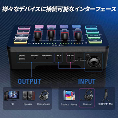 画像ギャラリー No.003のサムネイル画像 / 税込約5000円の配信者向けオーディオミキサーが上海問屋から発売に
