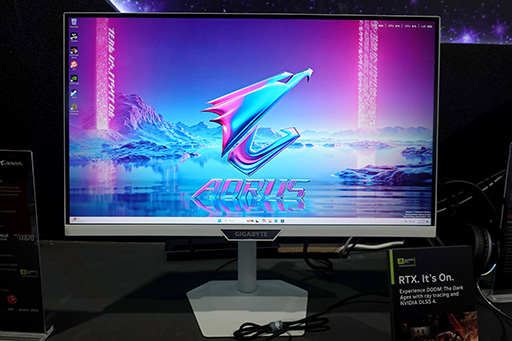 画像ギャラリー No.003のサムネイル画像 / デュアルモード4K液晶や500Hz表示対応の量子ドット有機ELディスプレイなど，今秋発売を予定するGIGABYTEの注目ディスプレイ