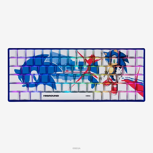 画像ギャラリー No.004のサムネイル画像 / ソニックやドリームキャストとコラボした，クールなキーボードやマウスパッドがHigroundから発売