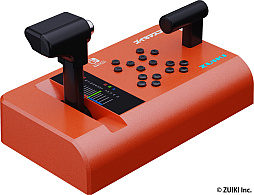 画像ギャラリー No.002のサムネイル画像 / Switch用電車シムをレバー操作で楽しもう。「ズイキマスコン for Nintendo Switch」レッド/ブルー，1月31日に発売