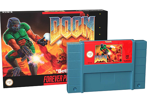 画像ギャラリー No.001のサムネイル画像 / 約30年の時を経て，SNES向け「DOOM」の特別版がLimited Run Gamesから登場。新設計基板採用の“完全版”