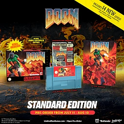 画像ギャラリー No.003のサムネイル画像 / 約30年の時を経て，SNES向け「DOOM」の特別版がLimited Run Gamesから登場。新設計基板採用の“完全版”