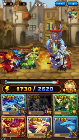画像ギャラリー No.010のサムネイル画像 / スマホ縦持ちのラインディフェンスバトルゲーム「大乱闘！ドラゴンパレード」が発表。iOS版/Android版ともに今冬配信予定
