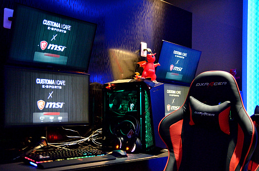画像ギャラリー No.002のサムネイル画像 / 最新のMSI製ゲーマー向けPCが体験できるeスポーツエリアが，カスタマカフェ歌舞伎町店に登場