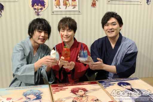 画像ギャラリー No.002のサムネイル画像 / 堀江 瞬さん，木島隆一さん，河西健吾さんのお気に入りメニューは？ 「なむあみだ仏っ！-蓮台 UTENA-」コラボカフェレポート＆インタビュー