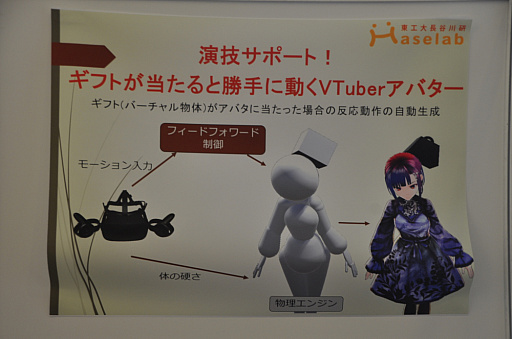 画像ギャラリー No.010のサムネイル画像 / ［CEDEC 2019］「ギフトが当たると勝手に動くVTuberアバター」セッションレポート。2人のVTuberが握手し・肩をつかみ・抱き寄せる。物理エンジンを利用した演技サポートシステムを体験