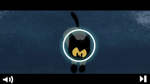 画像ギャラリー No.003のサムネイル画像 / Googleのハロウィン企画で，黒猫・モモがオバケ退治に挑むDoodleゲームが再び登場。2020年版の舞台は海