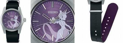 画像ギャラリー No.002のサムネイル画像 / 「ポケモン」のピカチュウ，イーブイ，ミュウツーをモチーフにした腕時計がセイコーから登場