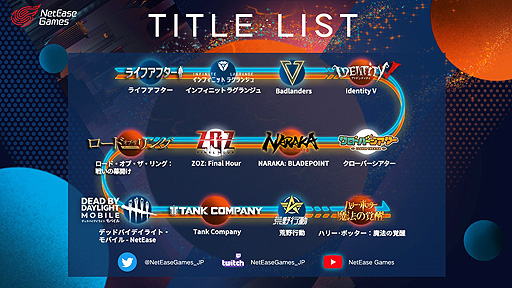 画像ギャラリー No.005のサムネイル画像 / NetEase Games，オンライン発表会の予告映像と登場タイトルリストを公開。当日は「クローバーシアター」などの最新映像も公開へ