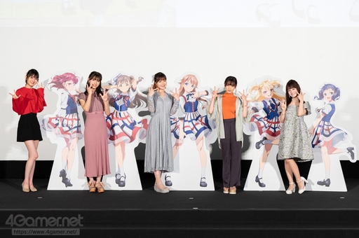 画像ギャラリー No.003のサムネイル画像 / TVアニメ「シャインポスト」の先行試写会が開催に。“絶対アイドル”を目指すTINGSのキャスト5人が登壇し，作品への思いを語った