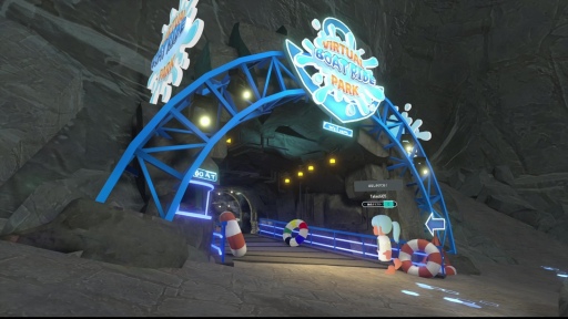 画像ギャラリー No.005のサムネイル画像 / TGS 2022のVR会場にボートレース場がオープン！ ゲームのように演出されたVR空間をモーターボートで駆け抜けてきた