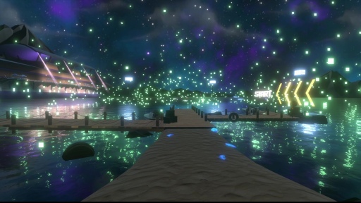 画像ギャラリー No.009のサムネイル画像 / TGS 2022のVR会場にボートレース場がオープン！ ゲームのように演出されたVR空間をモーターボートで駆け抜けてきた