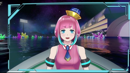 画像ギャラリー No.010のサムネイル画像 / TGS 2022のVR会場にボートレース場がオープン！ ゲームのように演出されたVR空間をモーターボートで駆け抜けてきた