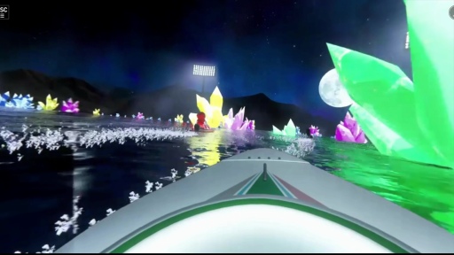 画像ギャラリー No.011のサムネイル画像 / TGS 2022のVR会場にボートレース場がオープン！ ゲームのように演出されたVR空間をモーターボートで駆け抜けてきた