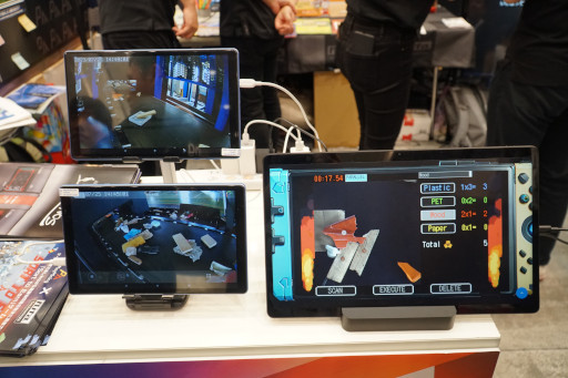 画像ギャラリー No.001のサムネイル画像 / WebXの「PlayMining」ブースで，廃棄物選別ゲームと電柱撮影ゲームを確認。ブロックチェーンゲームによる社会課題の解決を目指す
