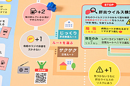 画像ギャラリー No.037のサムネイル画像 / 肝臓のこともっと考えよ？　“肝炎を自分ゴト化”する人生系ボードゲーム「肝炎すごろく」でたどった，常飲者と健康者の末路