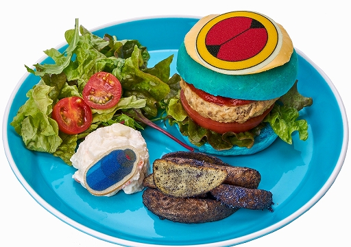 画像ギャラリー No.020のサムネイル画像 / カプコンカフェ，「ロックマンエグゼ」シリーズコラボ試食会レポート。バトルフィールドを再現したフードメニューなどユニークな品がラインナップ