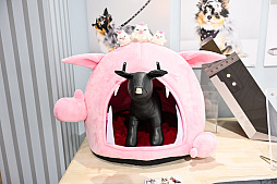 画像ギャラリー No.020のサムネイル画像 / DQ，FF，KHの犬猫グッズ「SQEX PETs」を見てきた！　おもしろワンニャンアイテムたくさんの“インターペット2024”