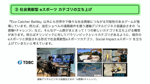 画像ギャラリー No.016のサムネイル画像 / 遠隔ゴミ分別ゲーム「Eco Catcher Battle」がもたらす社会貢献。eスポーツイベントの狙い，そして今後の展開を示した発表会レポート