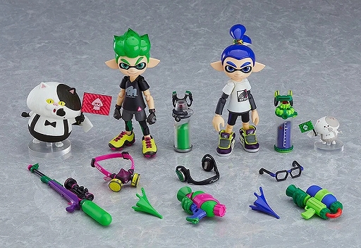 画像ギャラリー No.004のサムネイル画像 / 「スプラトゥーン」シリーズのガールとボーイをモチーフとした可動フィギュア，「figma Splatoon DXエディション」の再販が決定