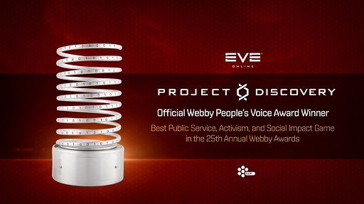画像ギャラリー No.001のサムネイル画像 / 「EVE Online」の“プロジェクト・ディスカバリー”がWebby People’s Voice賞を受賞