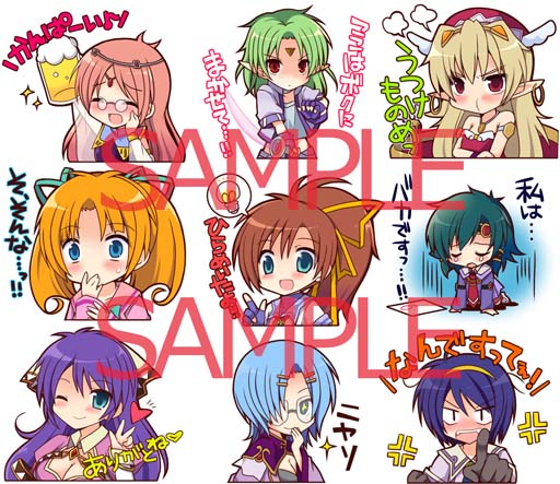 画像ギャラリー No.001のサムネイル画像 / 工画堂，「蒼い海のトリスティア」LINEスタンプ発売。「海」をモチーフとしたティザーサイトを公開