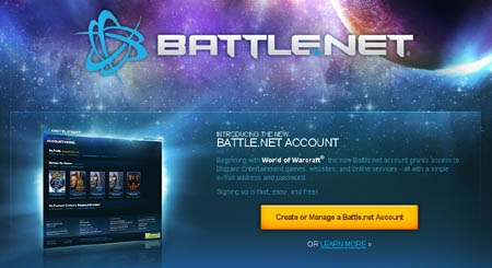 画像ギャラリー No.001のサムネイル画像 / Blizzard,Battle.netアカウントをリニューアル