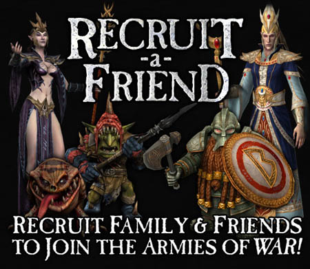 画像ギャラリー No.003のサムネイル画像 / 「Warhammer Online」，友人を誘うとペットやアイテムがもらえるキャンペーンを開始