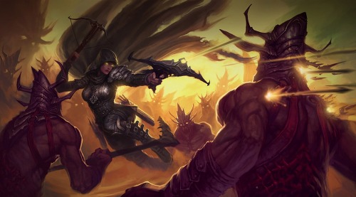 画像ギャラリー No.002のサムネイル画像 / 「Diablo III」のキャラクタークラス“Demon Hunter”のインプレッションを掲載。敵同士をチェーンでつなぎ,攻撃を食らわせよう