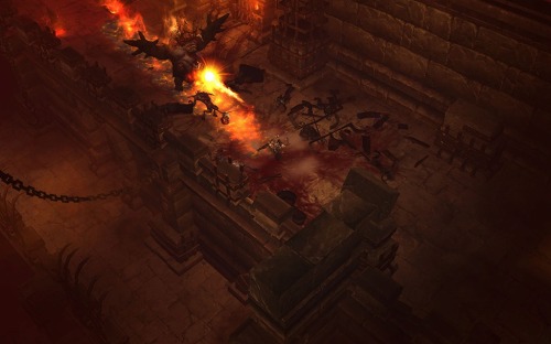 画像ギャラリー No.004のサムネイル画像 / 「Diablo III」のキャラクタークラス“Demon Hunter”のインプレッションを掲載。敵同士をチェーンでつなぎ,攻撃を食らわせよう