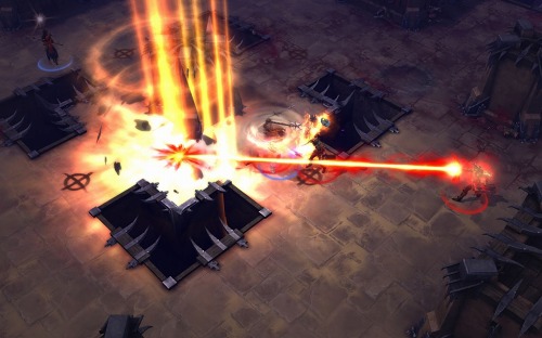 画像ギャラリー No.010のサムネイル画像 / 「Diablo III」のキャラクタークラス“Demon Hunter”のインプレッションを掲載。敵同士をチェーンでつなぎ,攻撃を食らわせよう