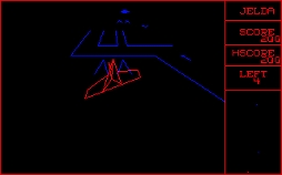 画像ギャラリー No.002のサムネイル画像 / 「ジェルダ(PC-6001mkII版)」,プロジェクトEGG会員向けに無料配信開始。1984年に発売されたワイヤーフレーム描写の3Dシューティング